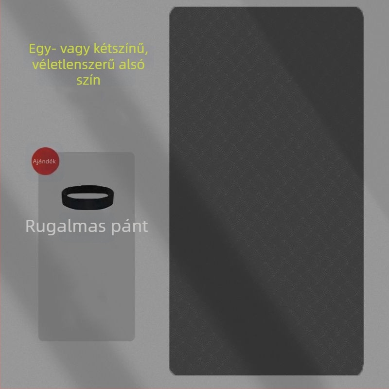 Megvastagított és szélesebb jóga matrac lányoknak, csúszásmentes otthoni használatra, ütéscsillapító hatással