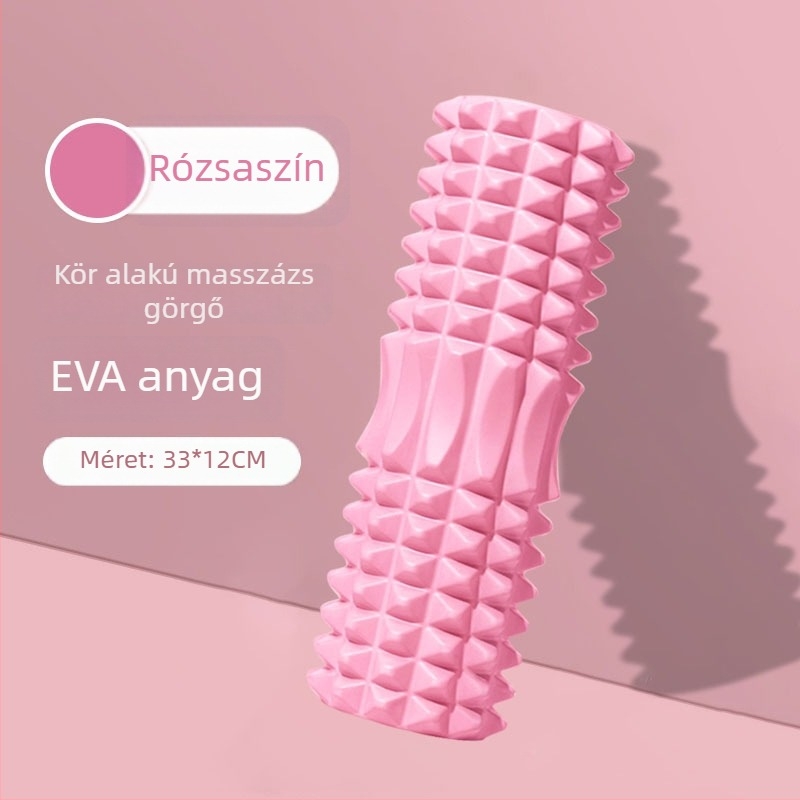 EVA jóga henger – félhold alakú, EVA anyagú, masszázs és edzés