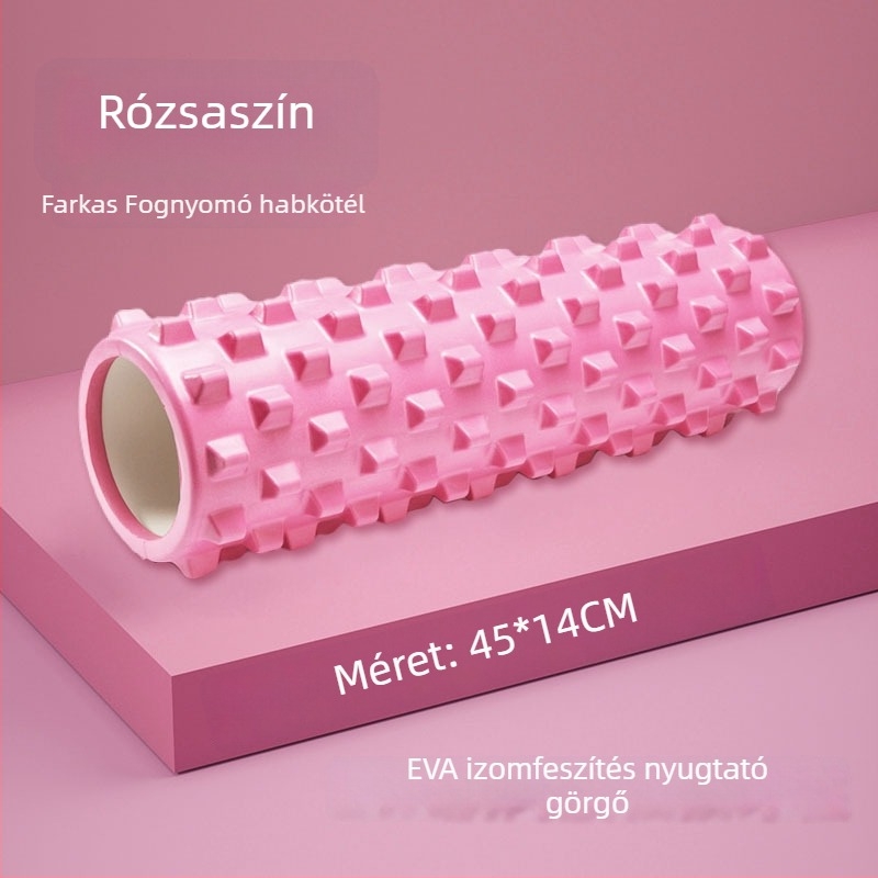 EVA jóga henger – félhold alakú, EVA anyagú, masszázs és edzés