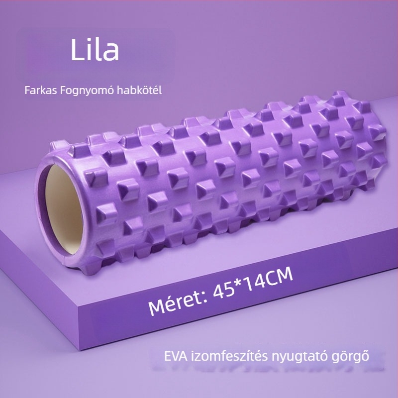 EVA jóga henger – félhold alakú, EVA anyagú, masszázs és edzés