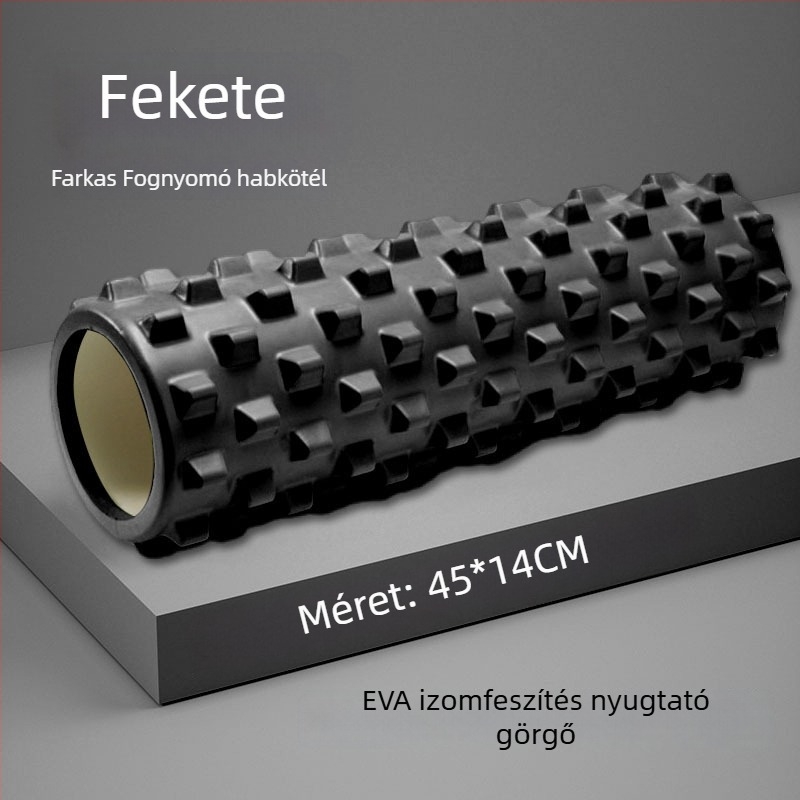 EVA jóga henger – félhold alakú, EVA anyagú, masszázs és edzés