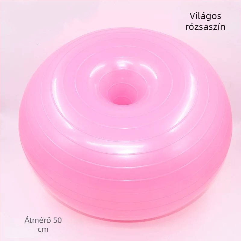 Pilates Donut Jóga Labda, Vastagított, Törésálló Alma Labda Felnőtteknek, Postpartum Stabilitás és Egyensúly – Fél-gömb