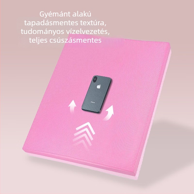 Jóga matrac EVA-ból, csúszásmentes felülettel, törzs- és egyensúlyedzéshez, habos térdpad
