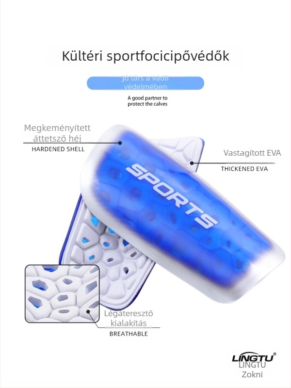 Futball sípcsontvédő lemez, műanyag, márka Leading the Way, kategória sípcsontvédő, licencelt magáncímke