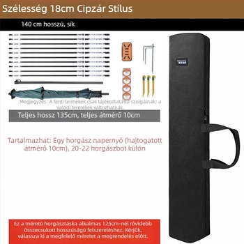 Horgászbot táska – Márka: Más; Anyag: PVC; Vízállóság: Nem.