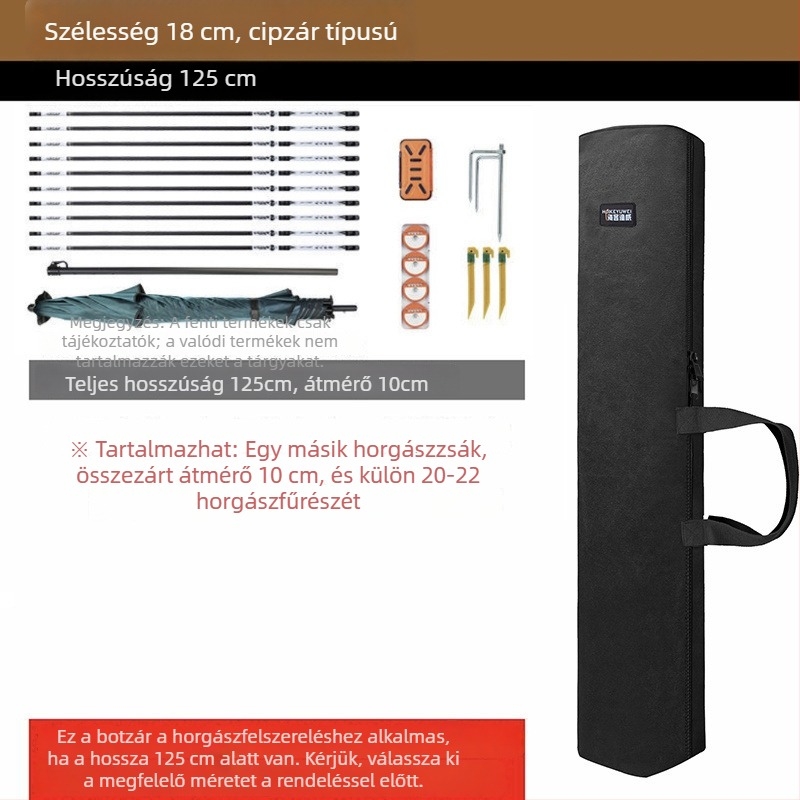 Horgászbot táska – Márka: Más; Anyag: PVC; Vízállóság: Nem.