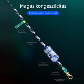 Space Bean halászati kiegészítő készlet, 10 darab, műanyag kivitel