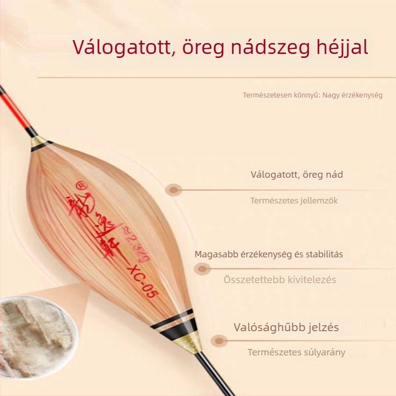 Nano sodródó úszó jég- és sekélyvízi horgászathoz