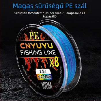 Fő horgászati zsinór – PE anyag, 8-110 lb, Sorozat 8
