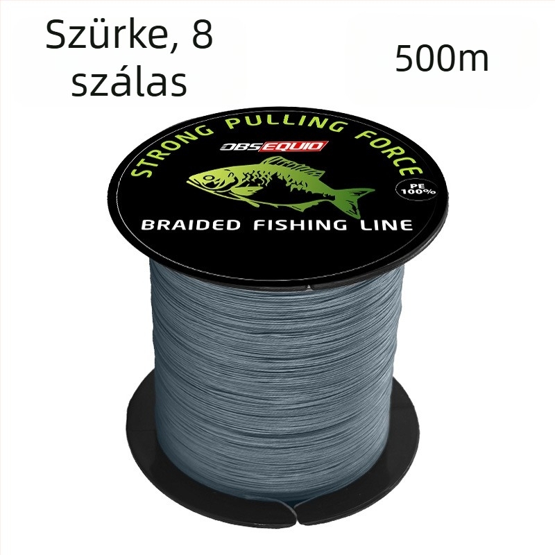 8-szálas fonott PE fő horgász zsinór, 10–80 lb
