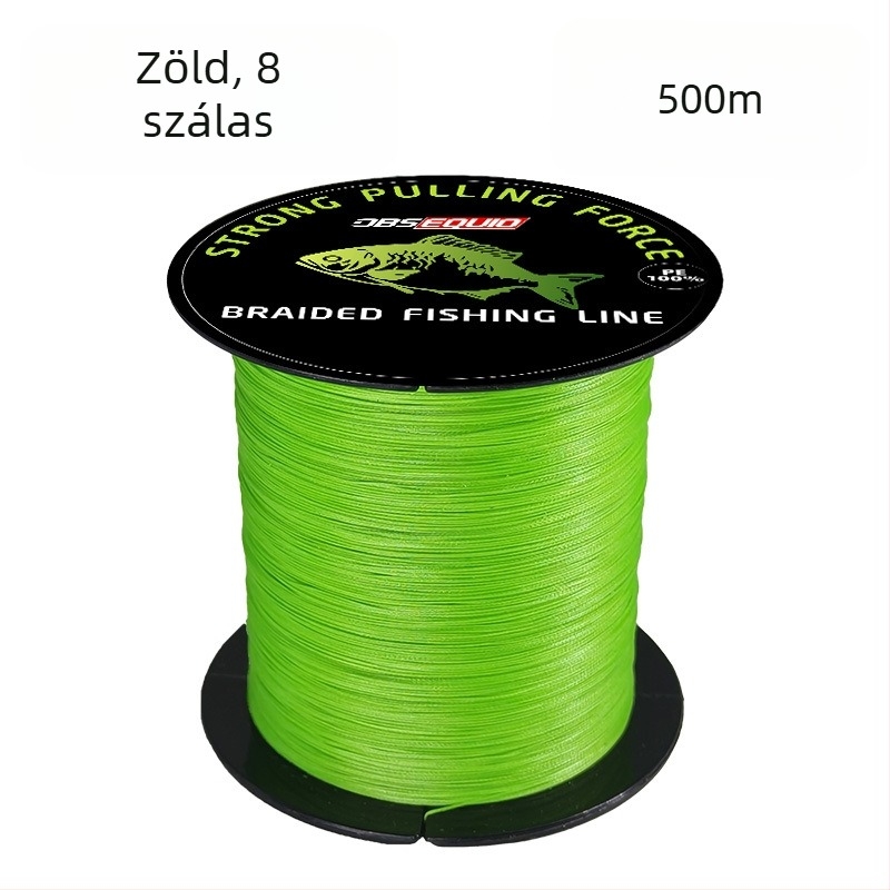 8-szálas fonott PE fő horgász zsinór, 10–80 lb