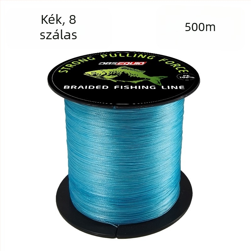 8-szálas fonott PE fő horgász zsinór, 10–80 lb