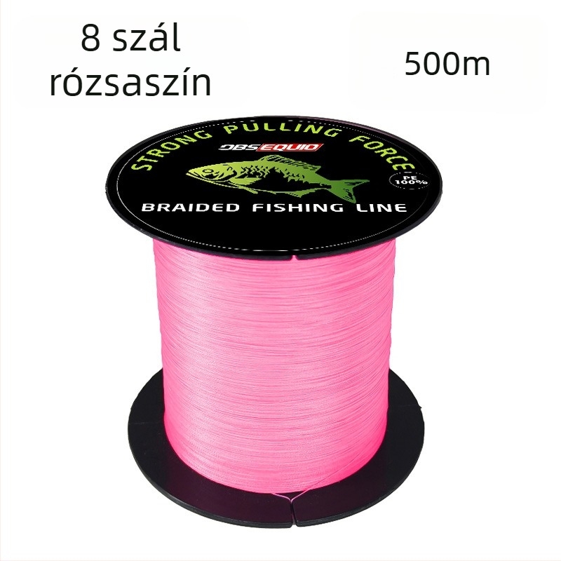 8-szálas fonott PE fő horgász zsinór, 10–80 lb