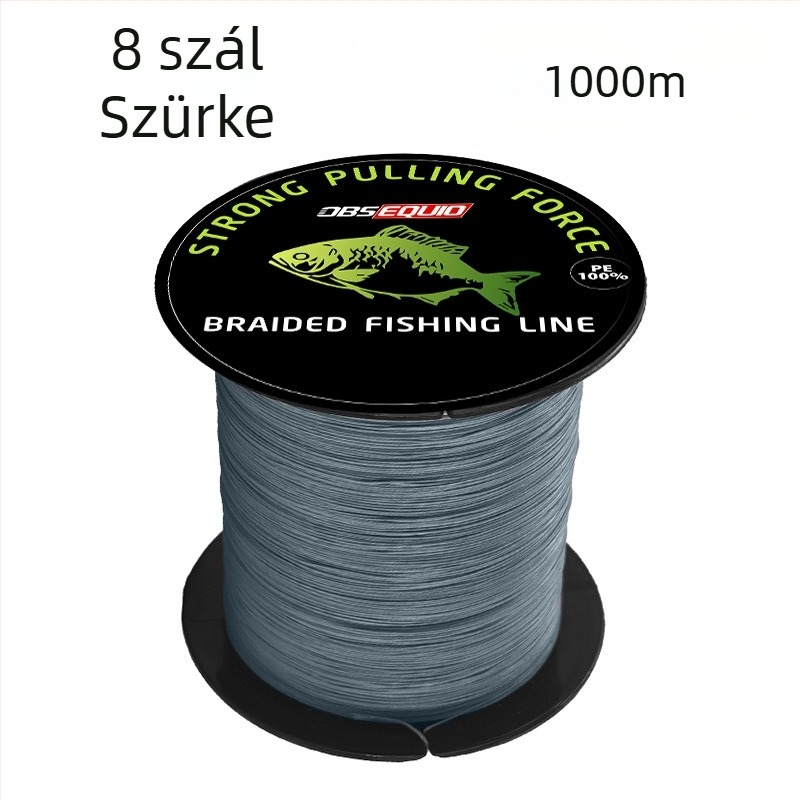 8-szálas fonott PE fő horgász zsinór, 10–80 lb