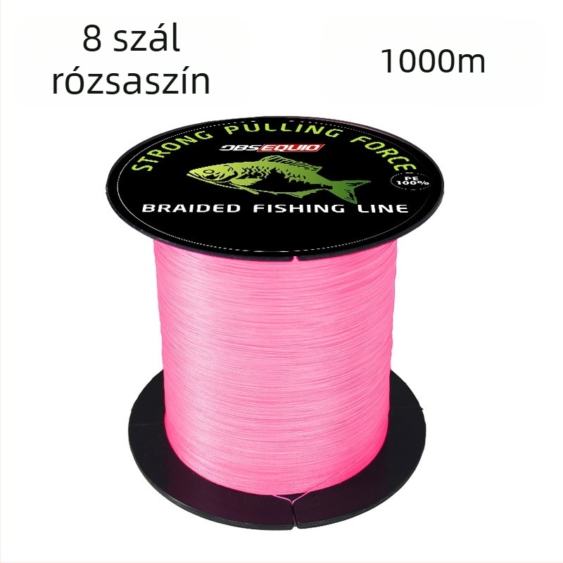 8-szálas fonott PE fő horgász zsinór, 10–80 lb