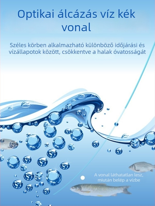 Horgászzsinór készlet – nylon szál, folyók és tavakhoz, hosszúság 3.6-8.1 m