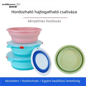 Csali keverő doboz és összecsukható élőcsali-lábas, hordozható PP tartály, Bishangyu