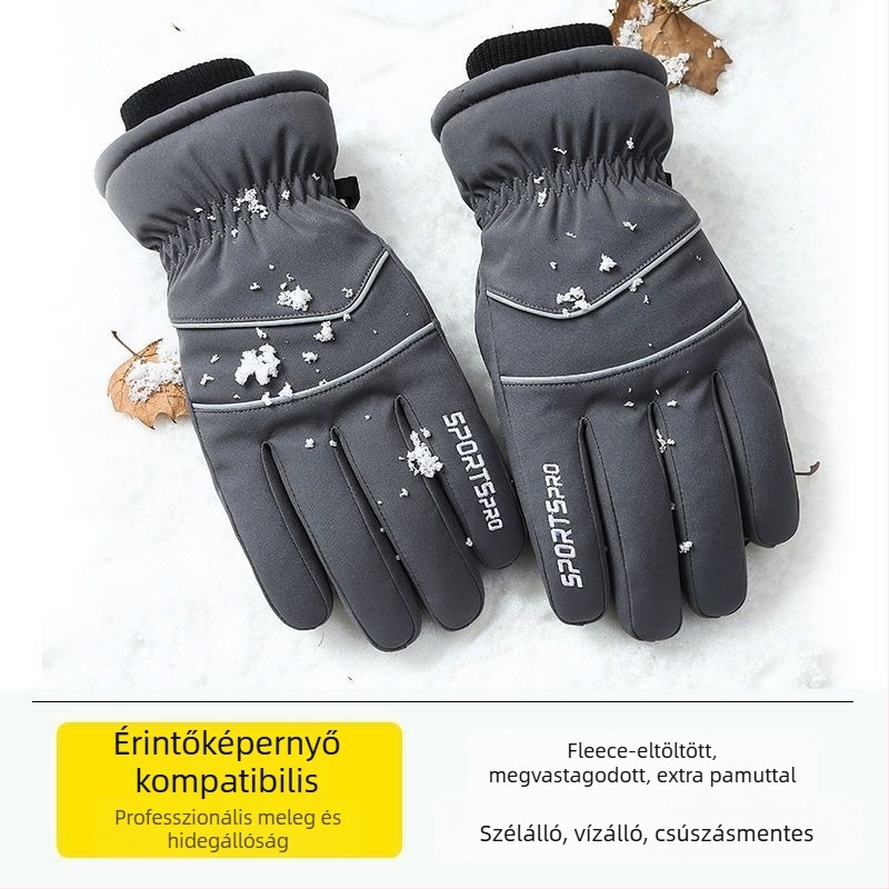 Kesztyűk - Sí kesztyűk (Uniszex, Nylon, Univerzális korosztály, Raktáron)