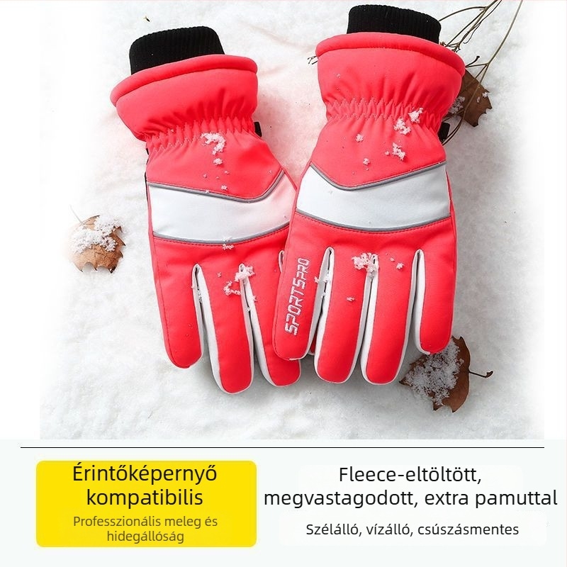 Kesztyűk - Sí kesztyűk (Uniszex, Nylon, Univerzális korosztály, Raktáron)