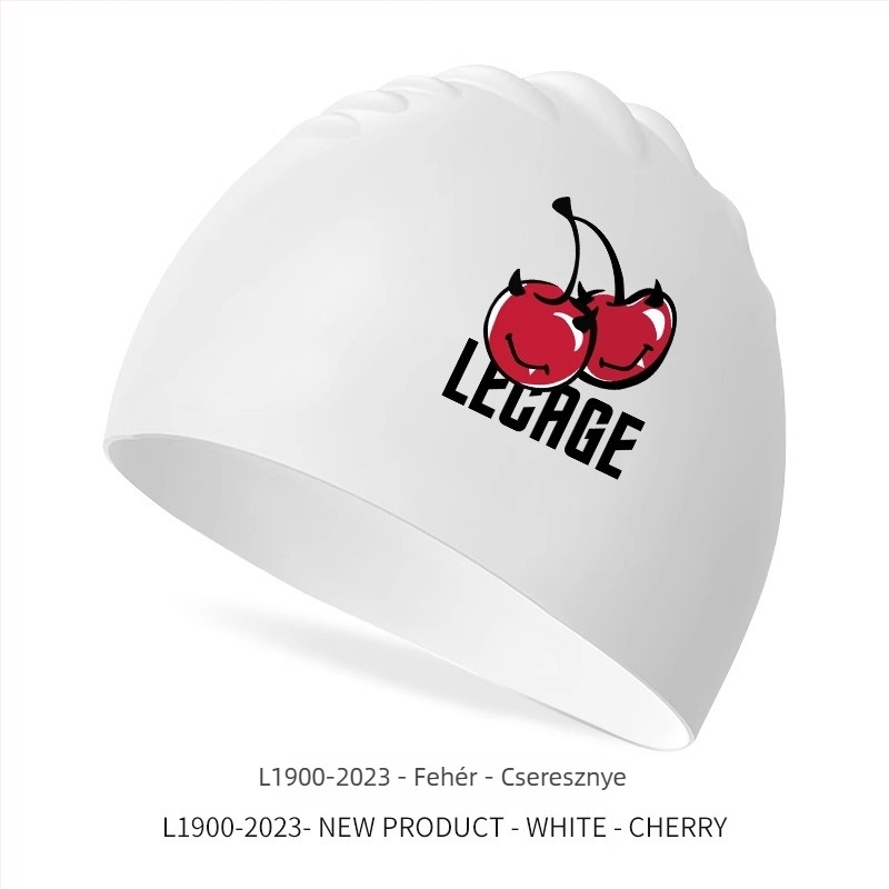 Úszósapka, szilikon, vízálló, hosszú hajhoz, felnőtteknek