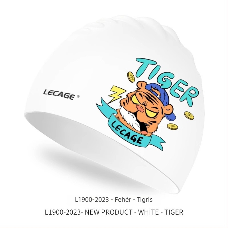 Úszósapka, szilikon, vízálló, hosszú hajhoz, felnőtteknek