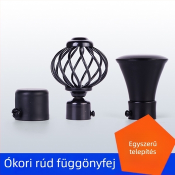 Függönyrúd dugó, vasból, függő típus, modern minimalista stílus, márka Reputation