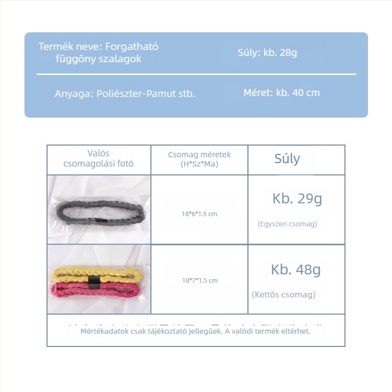 Nordic stílusú függönykötők, kézzel szőtt csavart pántok, poliészter-pamut anyag, Ming qian, testreszabás elérhető
