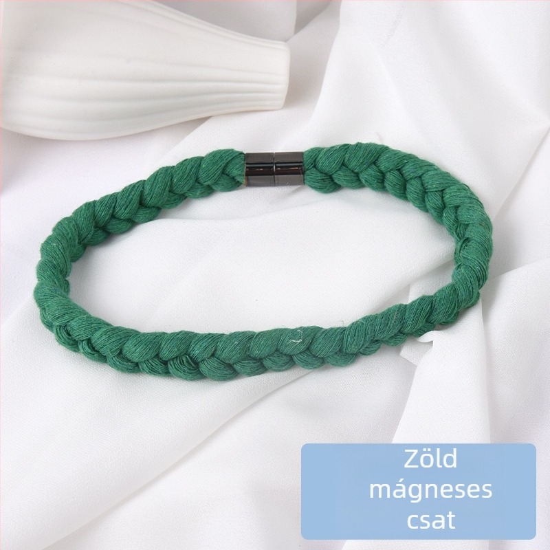 Nordic stílusú függönykötők, kézzel szőtt csavart pántok, poliészter-pamut anyag, Ming qian, testreszabás elérhető