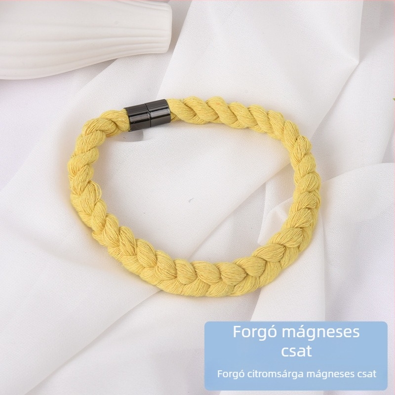 Nordic stílusú függönykötők, kézzel szőtt csavart pántok, poliészter-pamut anyag, Ming qian, testreszabás elérhető