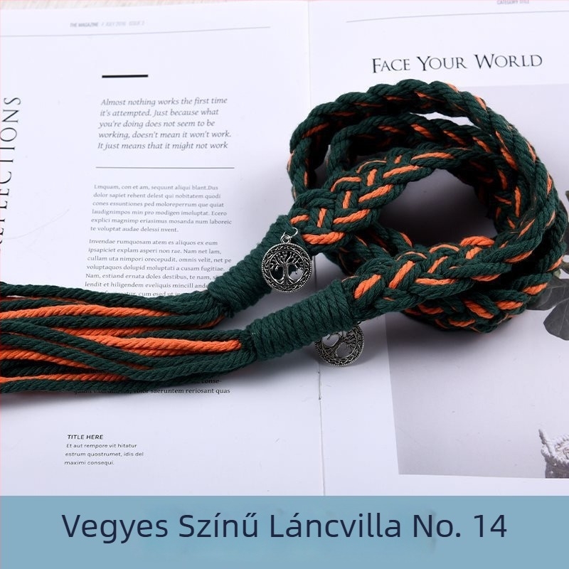 Függönyökhöz pántok tassellákkal, kézzel szőtt vastag kötélből, anyag: szövet, egyszerű, modern stílus