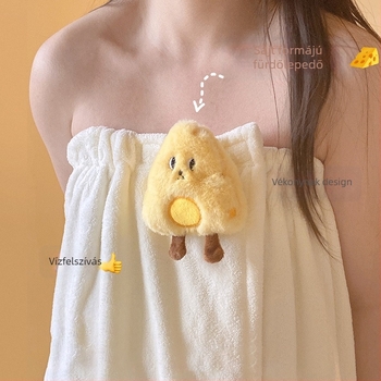 Pamut fürdőköntös mellkas körbefogó dizájn - gyorsan száradó, uniszex, nedvszívó, őszi használat