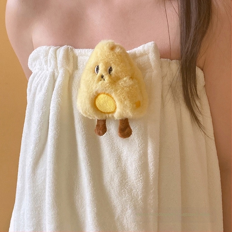 Pamut fürdőköntös mellkas körbefogó dizájn - gyorsan száradó, uniszex, nedvszívó, őszi használat