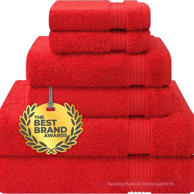 Pamut törölköző vastag, nedvszívó, 440 g, 32s szálak, sima szövés, testreszabható