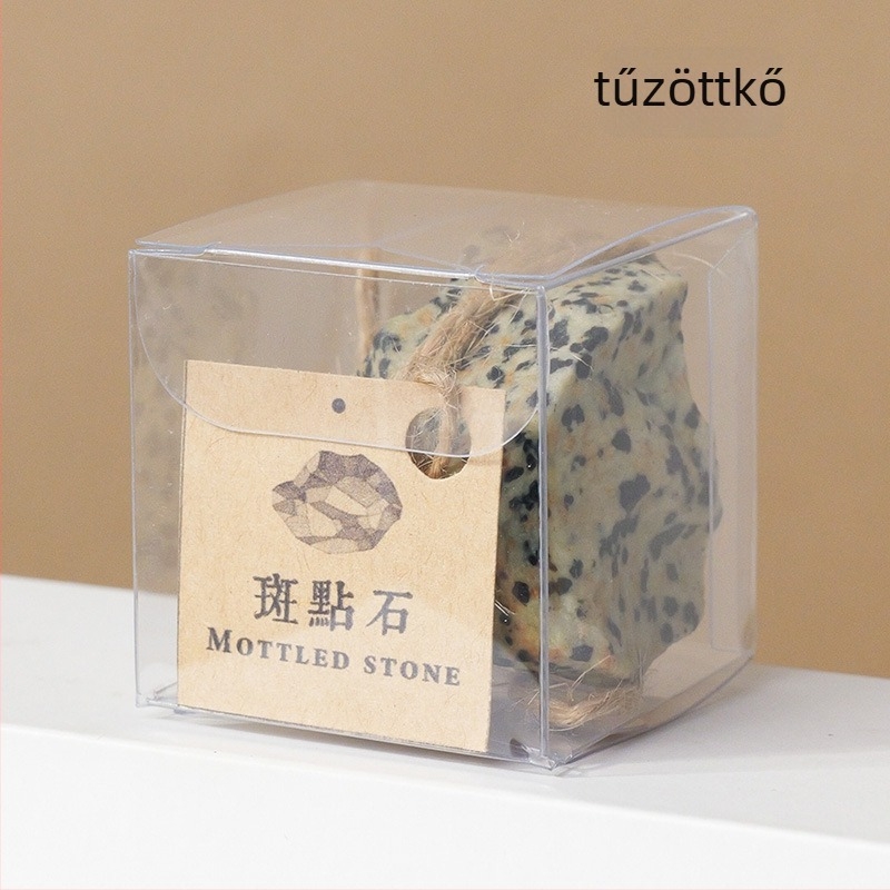 Runyangshi kristálykő minta – természetes kristály gyerekek tudományos oktatásához, PP zacskóban csomagolva, modern minimalista ajándéktárgy