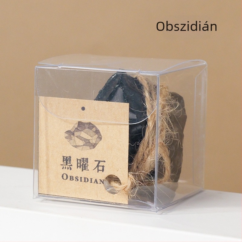 Runyangshi kristálykő minta – természetes kristály gyerekek tudományos oktatásához, PP zacskóban csomagolva, modern minimalista ajándéktárgy