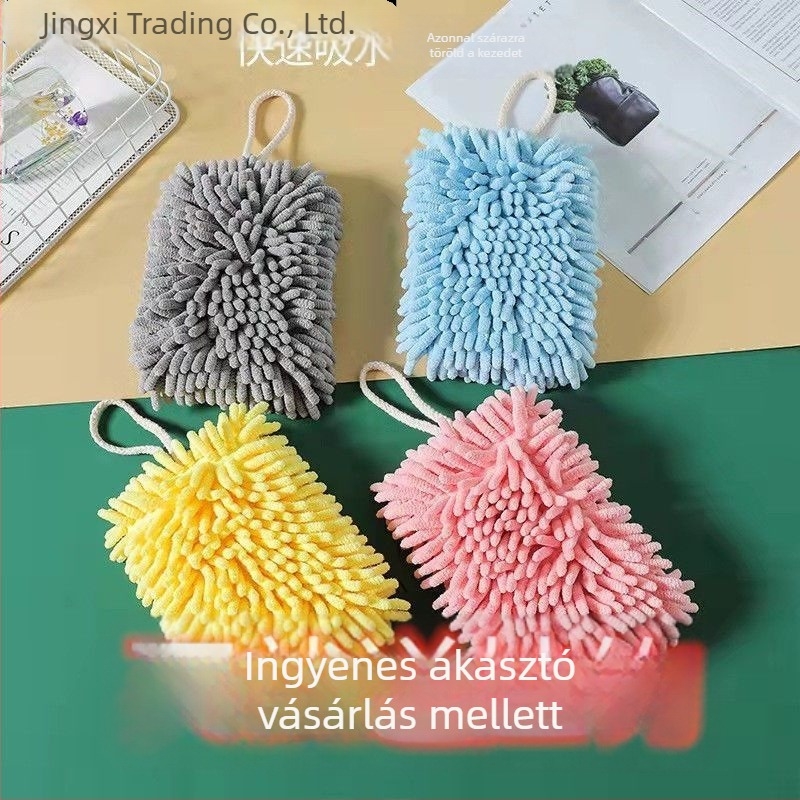 Chenille kéztörlő, Scenery márka, 200 g+, 60 szál, akasztóval