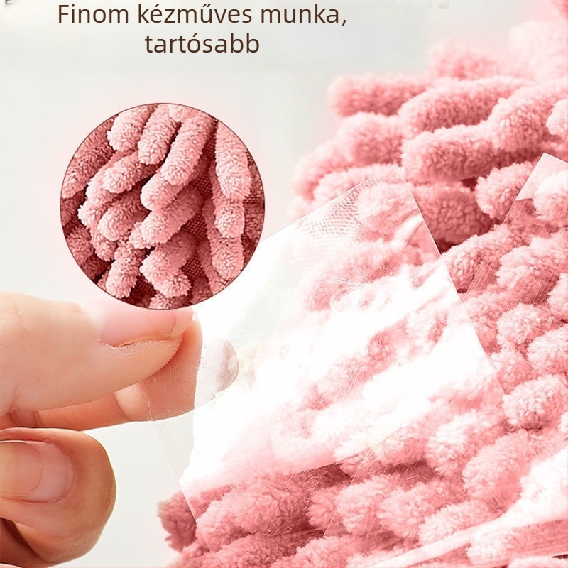 Chenille kéztörlő, Scenery márka, 200 g+, 60 szál, akasztóval