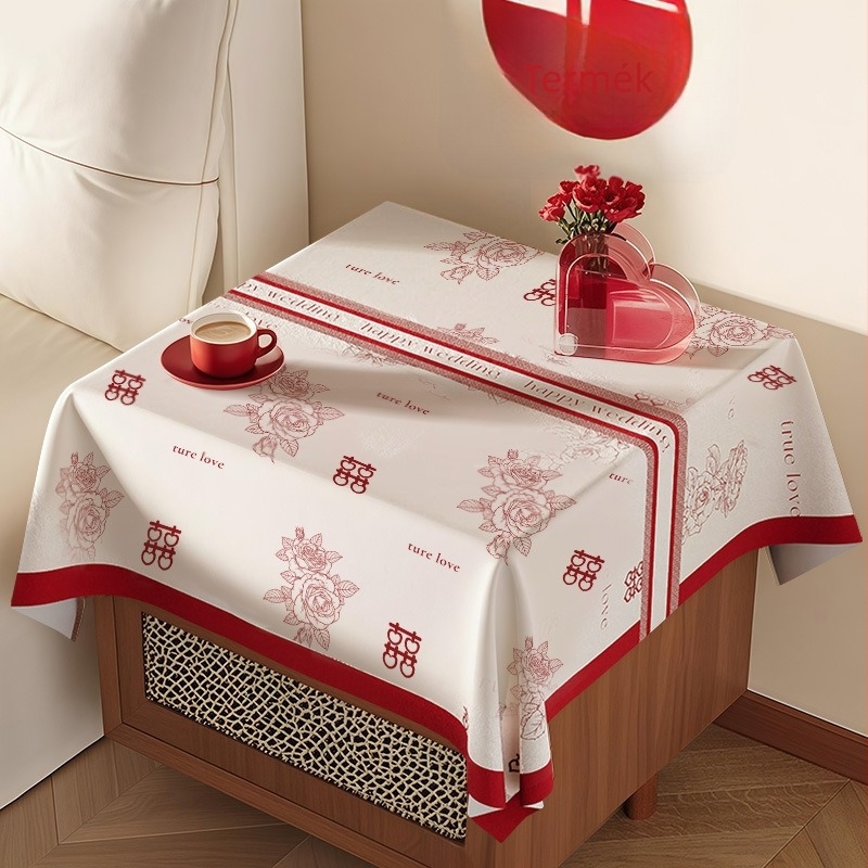 Flanel anyagú éjjeliszekrényhuzat, modern kínai stílus, porvédő / kanapéhuzat / légkondicionáló védő