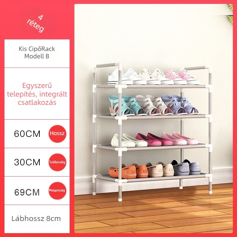 Cipőállvány, fémből, moduláris 2-7 szinttel, modell XXJ, márka Yaruifan, modern minimalista stílus