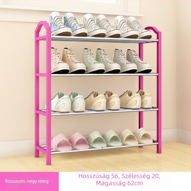 Cipőállvány, fémből, moduláris 2-7 szinttel, modell XXJ, márka Yaruifan, modern minimalista stílus