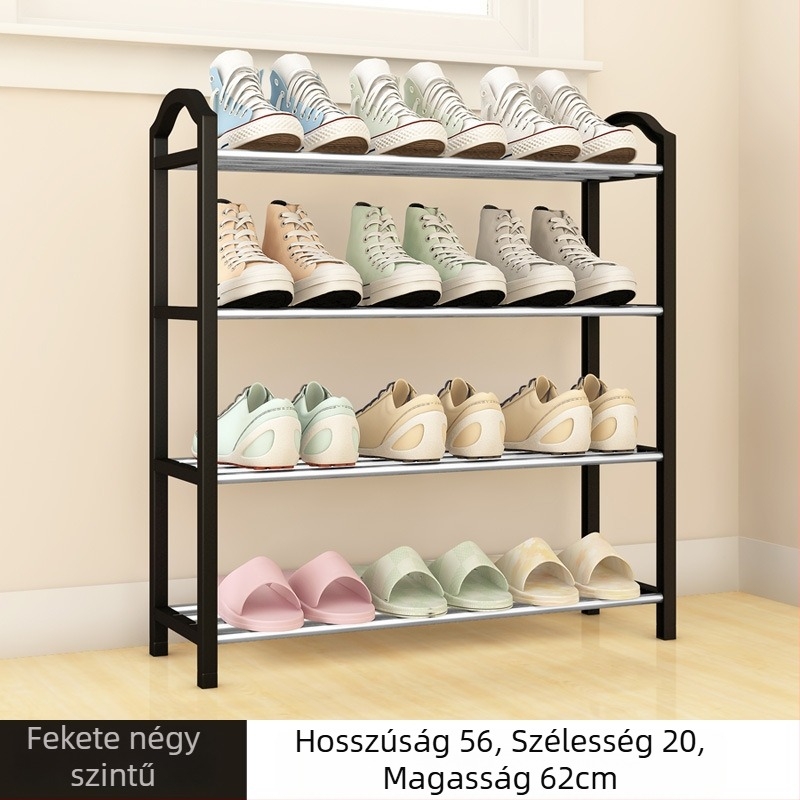 Cipőállvány, fémből, moduláris 2-7 szinttel, modell XXJ, márka Yaruifan, modern minimalista stílus