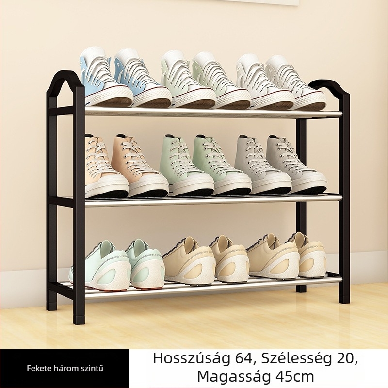 Cipőállvány, fémből, moduláris 2-7 szinttel, modell XXJ, márka Yaruifan, modern minimalista stílus