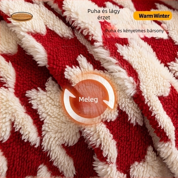 Háromüléses kanapé törölköző — Shu bársony, Houndstooth mintázat, minimalistikus modern stílus, huzat/védő takaró kanapéhoz