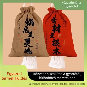 Húzókötéses szalvétatartó táska, kevert anyagú szövet, fő anyag poliészter 81–90%, téglalap alakú, digitális hőátviteli dizájn, testre szabható