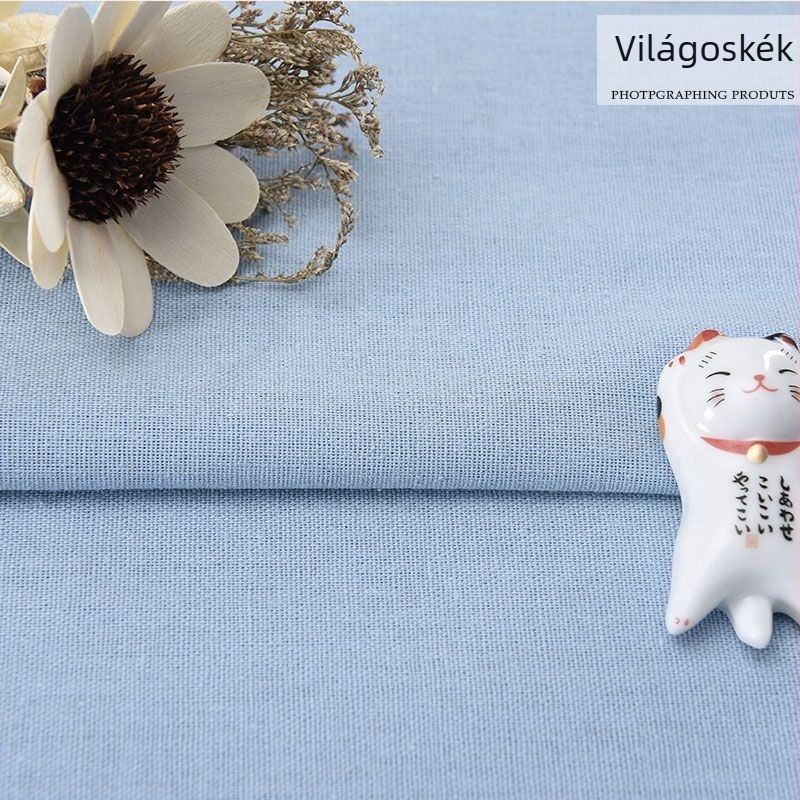 Hímzéshez való lenvászon — egyszínű, DIY használatra
