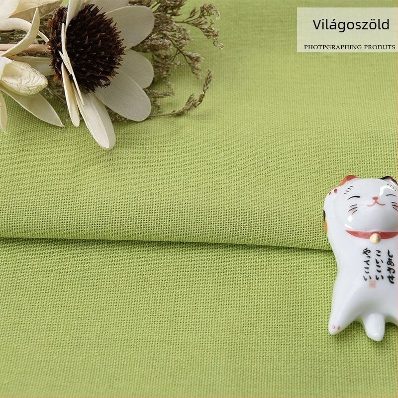 Hímzéshez való lenvászon — egyszínű, DIY használatra