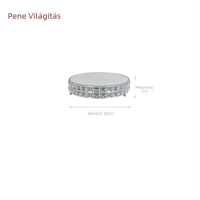 Original üveg tortaállvány desszertasztalhoz, karácsonyi dekoráció, stílus 1073098860