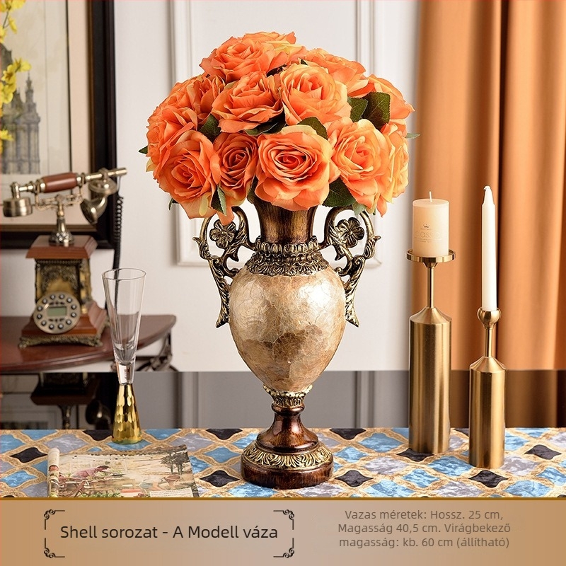 Európai stílusú gyanta gyümölcstál dekorációs készlettel zsebkendőtartóval, testreszabás elérhető