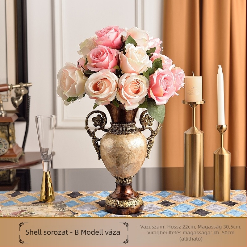 Európai stílusú gyanta gyümölcstál dekorációs készlettel zsebkendőtartóval, testreszabás elérhető