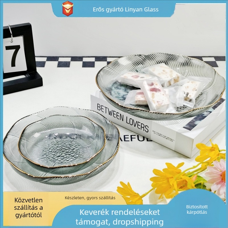 Üvegből készült gyümölcstál – Luxury meow, első osztályú minőség, 2022-ben debütált